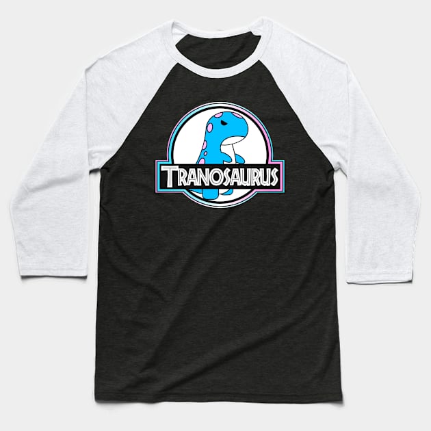 Tranosaurus Rex Baseball T-Shirt by Socially Snarky